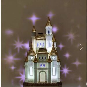 Bath & Body Works Gold and White Castle Wall Decor